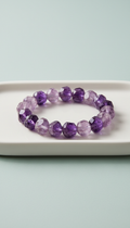 Amethyst Gemstone Serenity Bracelet