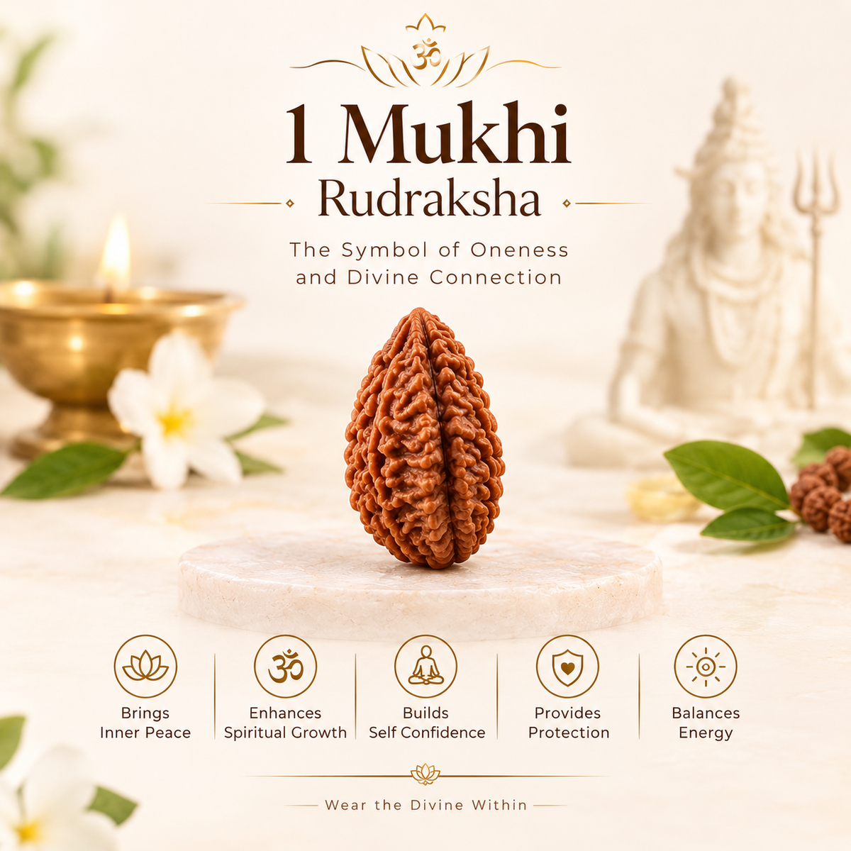 1 Mukhi Rudraksha