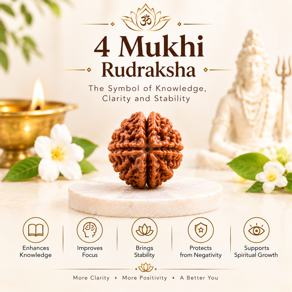 4 Mukhi Rudraksha