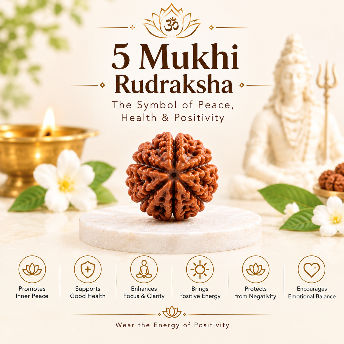 5 Mukhi Rudraksha